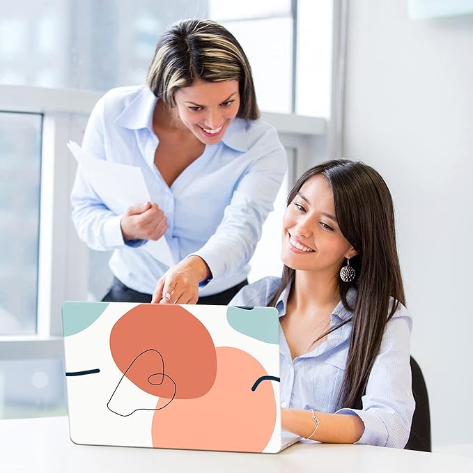 DTangLsm Compatible with MacBook Air 13 inch Case 2022 2021 2020 2019 2018 Release A2337 M1 A2179 A1932 Retina Display Touch ID, Smooth Plastic Hard Shell Snap On Case & Keyboard Cover, Abstract