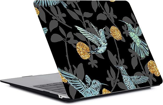 Case Compatible with MacBook Retina 12 Inch(Model A1534, Release 2017 2016 2015),Plastic Hard Shell Protective Cover & Keyboard Skin for MacBook 12 Inch with Retina Display - Bird
