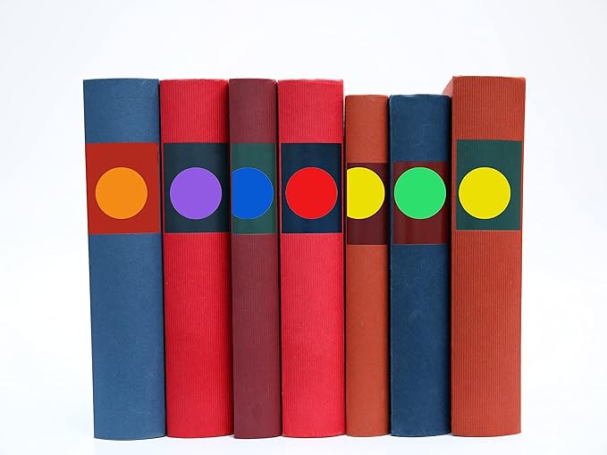 6 Colors 3000 Pieces Dot Stickers Color Code Circle Stickers Can Writing 1 Inch Office Supplies Stationery Sticker Garage Sale Sticker (6 Rolls, 500 Labels/Roll)