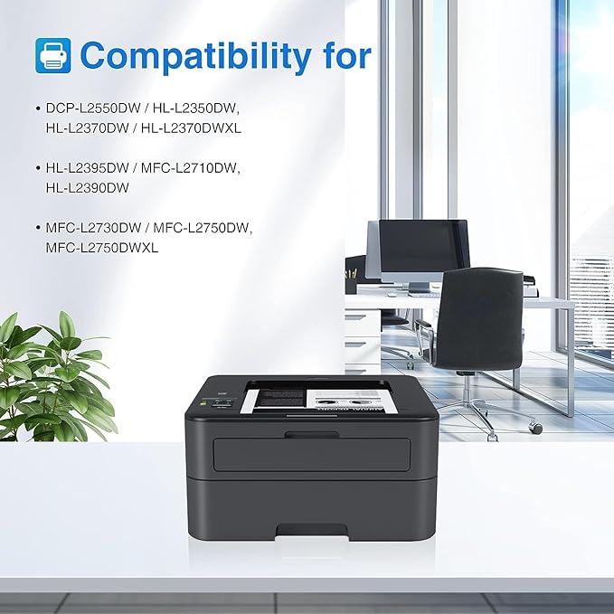 myCartridge Remanufactured Toner Cartridge Replacement for Brother TN760 TN-760 TN730 TN-730 for MFC-L2710DW MFC-L2750DW HL-L2350DW HL-L2370DW HL-L2395DW HL-L2390DW Printer(Black,TN760 2Pk)