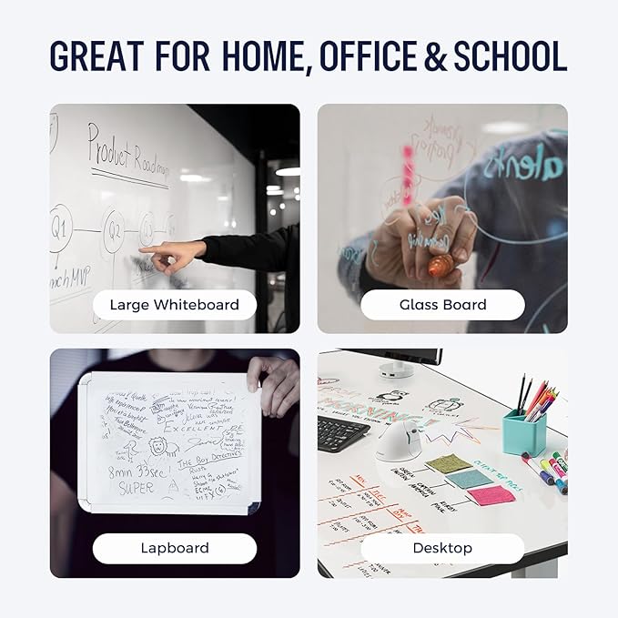 Loukin Whiteboard Cleaning Wipes, Dry Erase Board Cleaning Wipes, Non-toxic White board Wipes, 100 Wipes per Canister