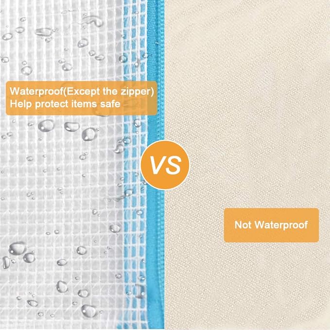 Umriox Clear Pencil Pouch, 9.2 x 4.7 in (10 Colors, 20 Packs), A6 Pencil Bags with Zipper Bulk, Mesh Zipper Pouch for Bill Stationary Cosmetics Travel Storage