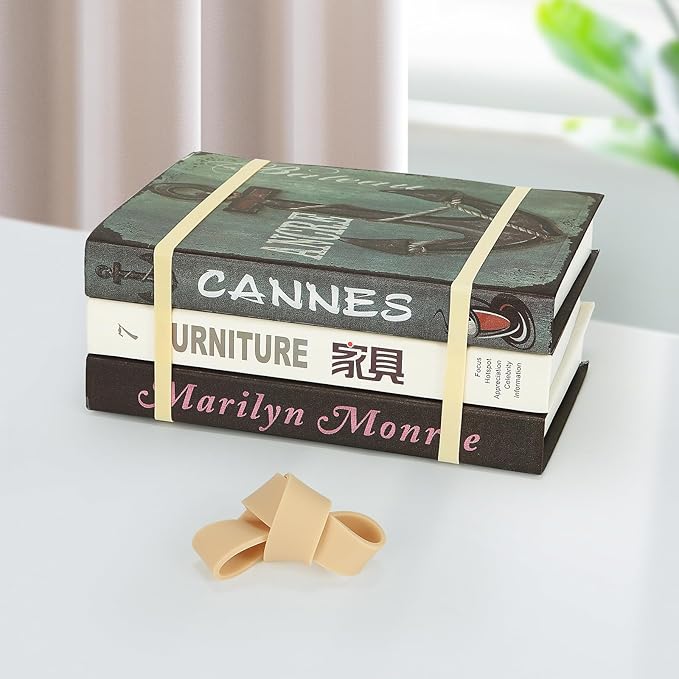 Size #82 Tactical Rubber Bands - Pack of 60 Heavy-Duty, Extra Thick and Wide UV, Heat, and Cold-Resistant Industrial-Grade Elastic Bands for Camping, Cycling, and Fishing (light brown)