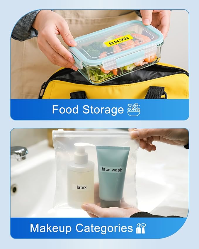 BOYEEZON 6PK Compatible for DYMO D1 12mm Color Label Tape (45013 45010 45016 45017 45018 45019) D1 12mm Refills Color Combo Set for Dymo Labelmanager 280 160 360D 450 Duo, 1/2In x 23Ft