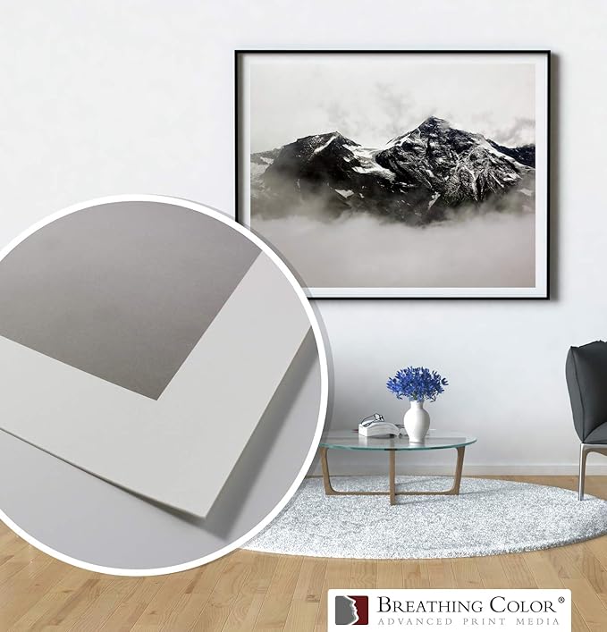 Optica One is a Luxurious 300 gsm Smooth Matte Fine Art Inkjet Paper Featured in a 17"x10' Roll; Its Bright White Color Makes It Ideal for Black and White and Color Prints. 100% Archival Certified