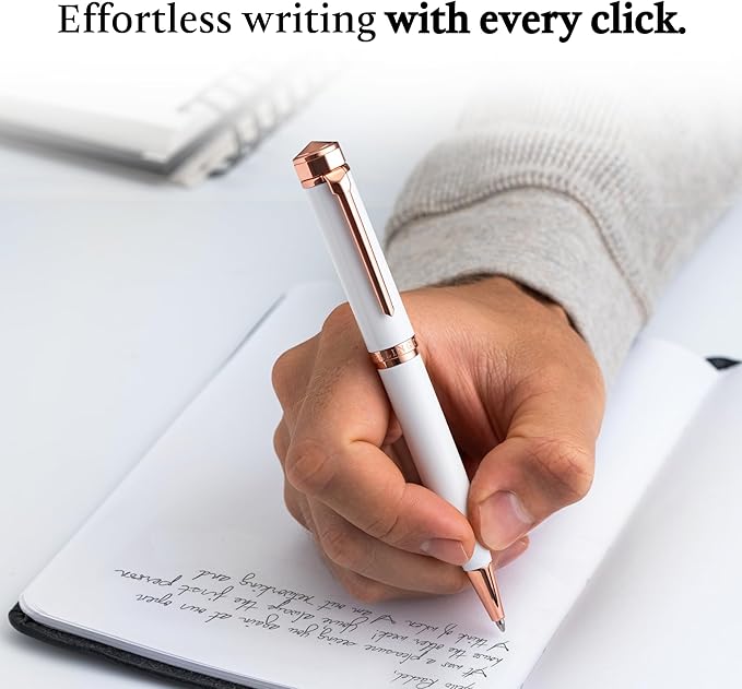 Ellington Pens Luxury Ballpoint Pen – Premium Quality, Smooth Writing Experience, Elegant Design, Includes 2 Ink Refills (Black & Blue)