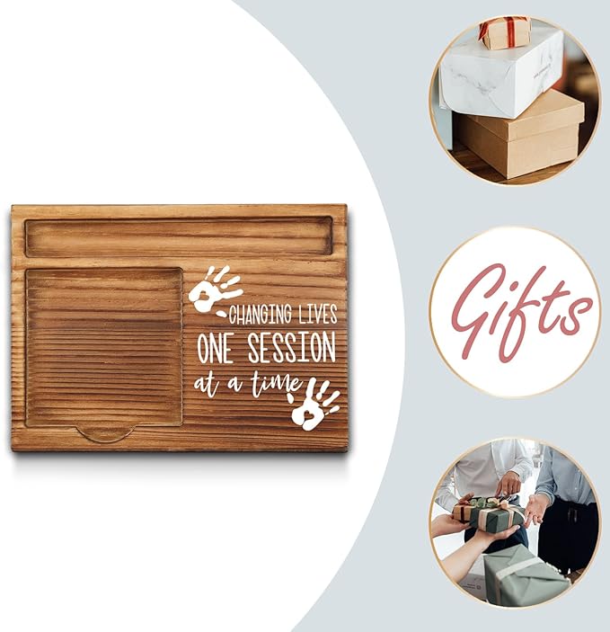 Changing Lives One Session at a Time Sticky Note Holder Gifts for Speech Pathology Assistant, Therapy, Occupational Therapy, Therapist, Self-Stick Note Pad Holders GAA29