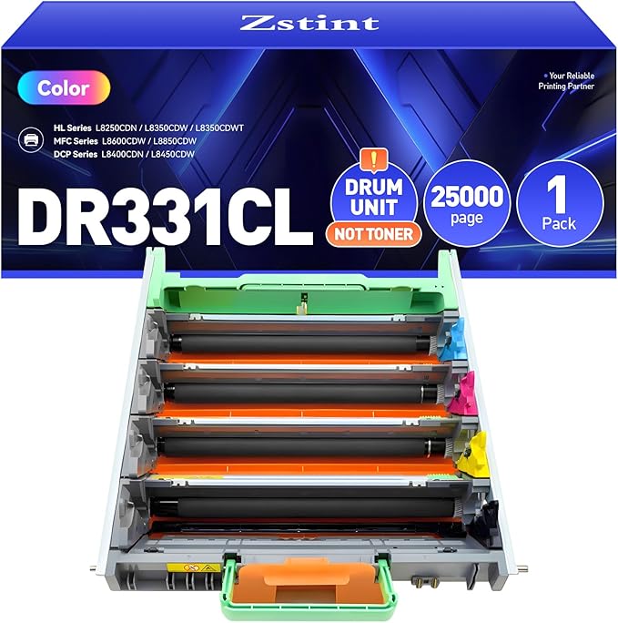 DR331CL Drum Unit Replacement Compatible for Brother DR-331CL Imaging Drum HL-L8350CDW MFC-L8850CDW MFC-L8600CDW HL-4150CDN MFC-9970CDW DCP-L8400 9050 9055 L8450 HL-L8250 L8650 L8850 4570CDW Printer