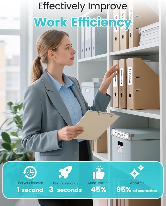 Airmall 12mm .47 Laminated White Tz Tape Compatible with Brother Label Maker Tape Refill TZe-231 TZe231 Replace for Brother P Touch D210 D200 D400 1280 1290 1880, Black on White 1/2 Inch, 5-Pack