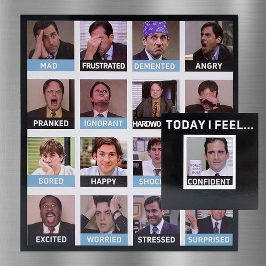 The Office Mood Magnet,The Office Gifts for TV Show Fans, Funny Magnets for Fridge,Today I'm Feeling