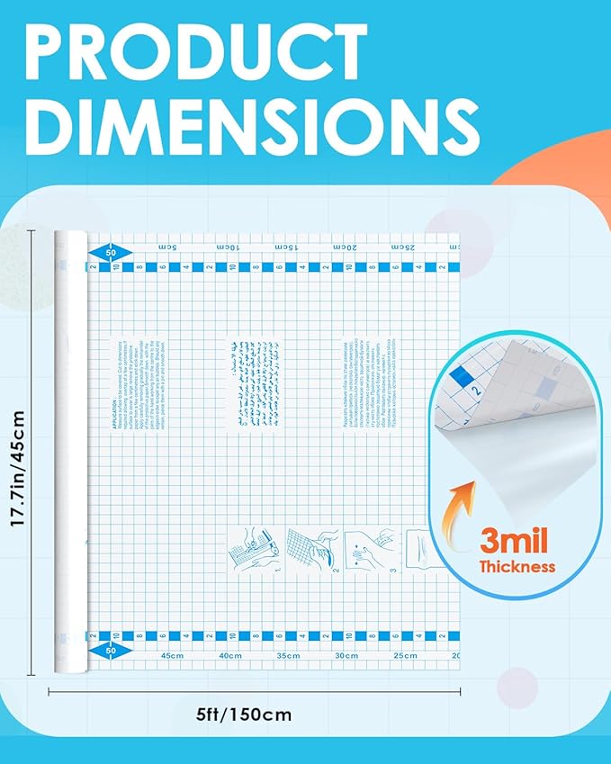 28 Pack Clear Contact Paper Book Cover - 17.7in×5ft Total 140ft, Self-Adhesive Protector for Crafts, Clear Contact Paper Roll Peel and Stick for books