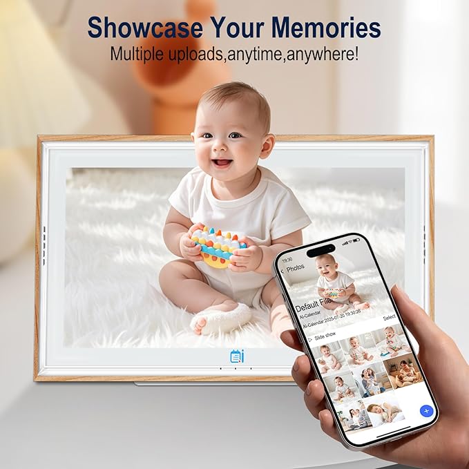 15.6 Inch Smart Digital Calendar – Family Wall Planner & Chore Chart, Wall Mounted Electronic Calendar with 1920x1080 IPS Full HD Touch Screen, Great for Organizing Your 2026 Calendar and Home Schedules