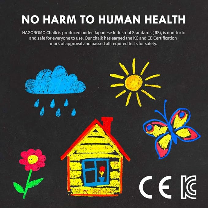 Hagoromo Fulltouch Color Chalk 1 Box [72 Pcs/Red]