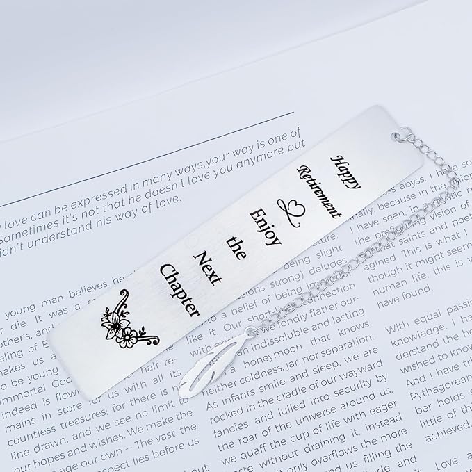 Retirement Gift for Men Women 2024 Happy Retirement Bookmark for Woman Coworker Boss Employee Leaving Away Gifts for Work Bestie Appreciation Book Mark for Retired Teacher Nurse Grandma Grandpa