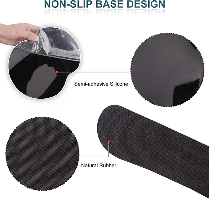 ArtSo Mouse Pad Keyboard Wrist Rest Support Ergonomic, Upgraded Cushion Mousepad Gel Memory Foam Non-Slip Rubber Base Pain Relief & Easy Typing for Home,Office, Colorful Mountain