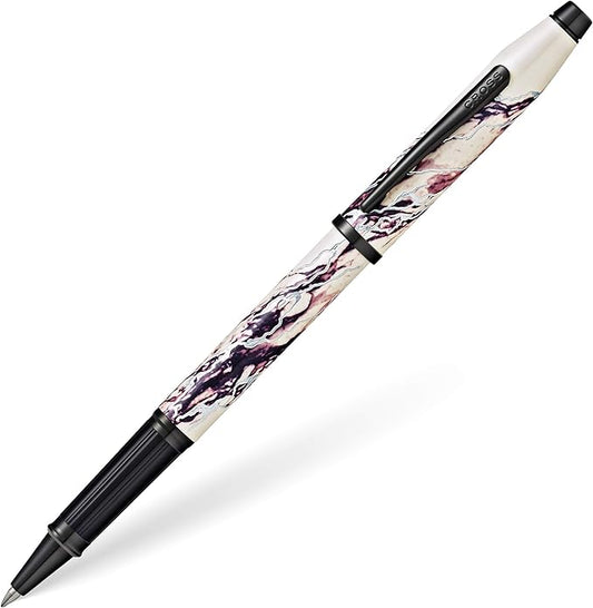 Cross Wanderlust Refillable Rollerball Pen Presented in a Luxury Gift Box - Medium Point, Black Ink,