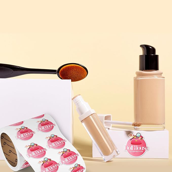 Custom Labels — Personalized Custom Stickers for Business Logo — Customized Sticker Roll Custom (Die-Cut)