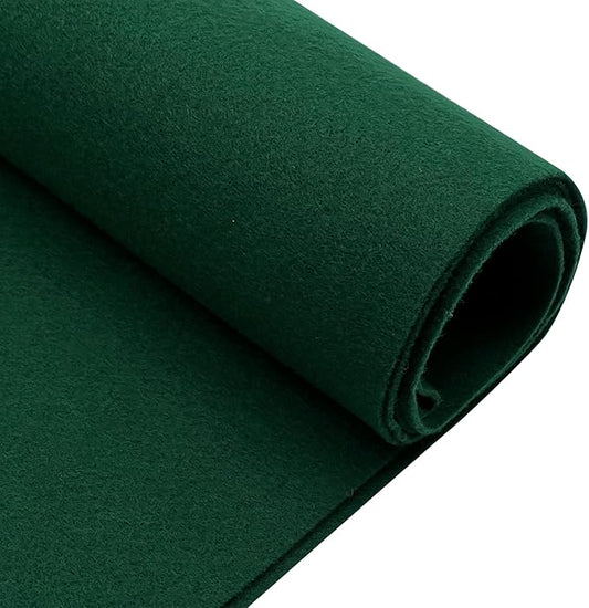 EOVEA | Acrylic Felt Fabric by The Yard - Non-Stiff, Soft Material - 72" Wide - 1.6mm Thick Felt Sheets for DIY Crafts, Sewing, Upholstery, Cushion, Padding(Hunter Green, 1 Yard)
