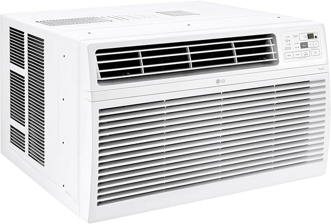 LG 14000 BTU Window Air Conditioners [2023 New] Remote Control WiFi Enabled App Ultra-Quite Washable Filter Cools 800Sq.Ft for Large Room AC Unit air conditioner Easy Install White LW1521ERSM1
