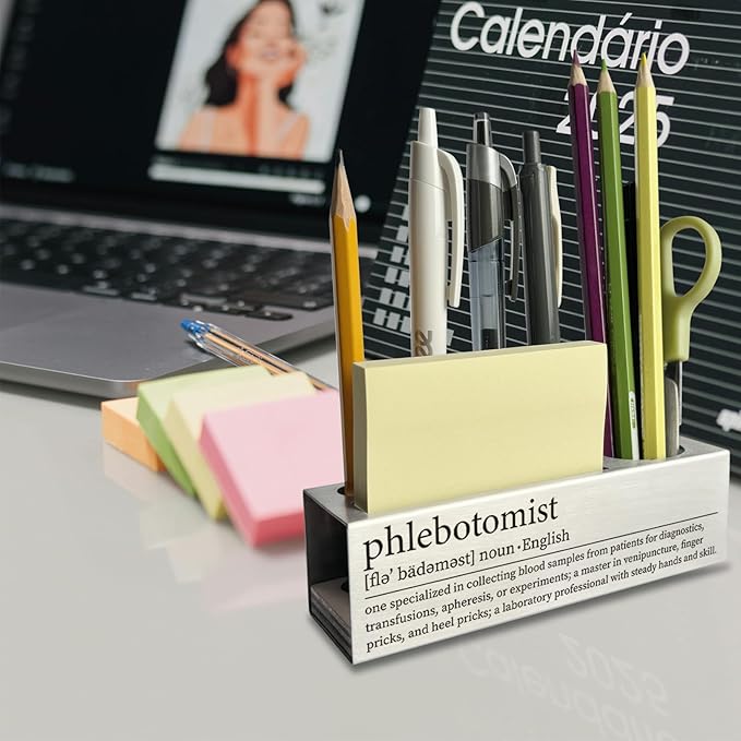 Phlebotomist Gifts, Phlebotomy Supplies, Phlebotomy Office Decor, Phlebotomist Week Gifts, Phlebotomy Appreciation Thank You Gifts Pen Pencil Holders WCC35