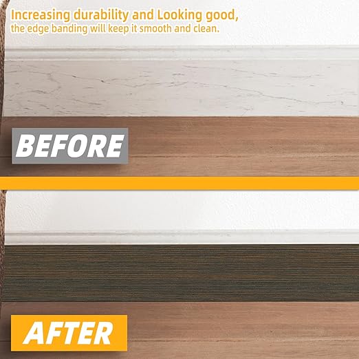 GSCIT Club Brown Walnut Wallpaper, 24 inch X 25ft Self Adhesive Wood Grain Repair Tape Patch for Tables, Chairs, Baseboards, Doors, Windows, Floors, Handicraft DIY.