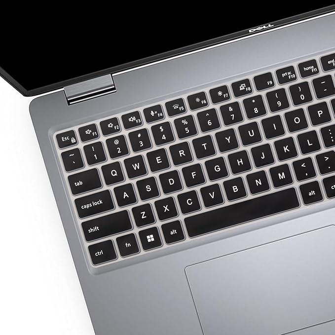 Keyboard Cover Skin for Dell Latitude 5520 5521 5530 5531 5540, Dell Precision 3580 3581 3560 3570 3561 3571 Laptop, Dell Latitude 5540 5530 5520 Keyboard Protective Cover-Black