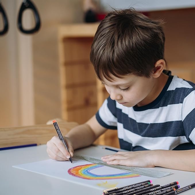 005 Micro Pen,20 Colors Waterproof Ink 0.20mm Fine Tip FineLiner Pens for Art Illustration,Sketching, Anime, Bullet journal,and Technical Drawing