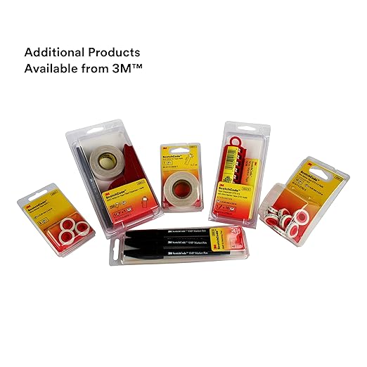 3M ScotchCode Wire Marker Write-On Dispenser with Tape and Pen SWD, 0.75 in x 1.375 in