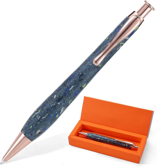 KARUS Gift Pen Set, Sustainable Refillable Ballpoint Pens with Black Ink, Stylish, Smooth Writing Pens for Women, Men, Office, Journaling, School, Thoughtful Gifting