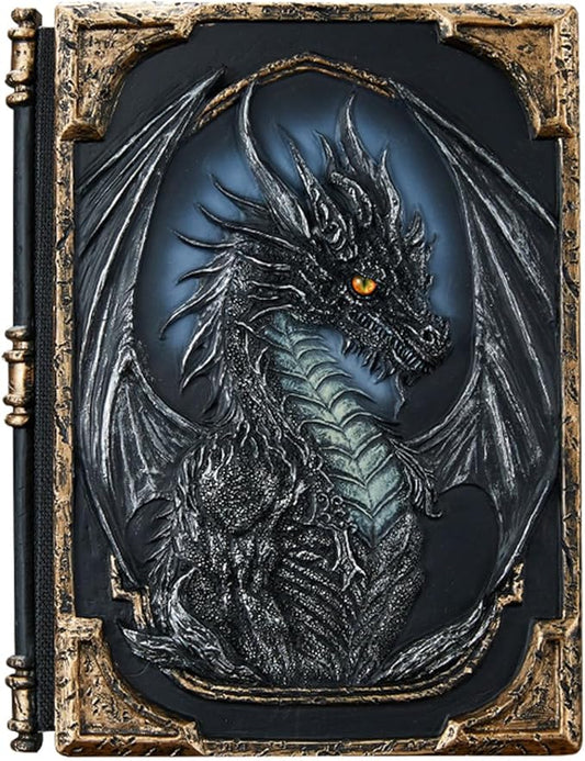 Vintage 3D relief design notebook, hand-engraved blank diary, magic dragon notebook, premium hardcover Hardcover Travel Notepad, journal，sketchbook，school office supplies，christmas halloween birthday holiday gifts