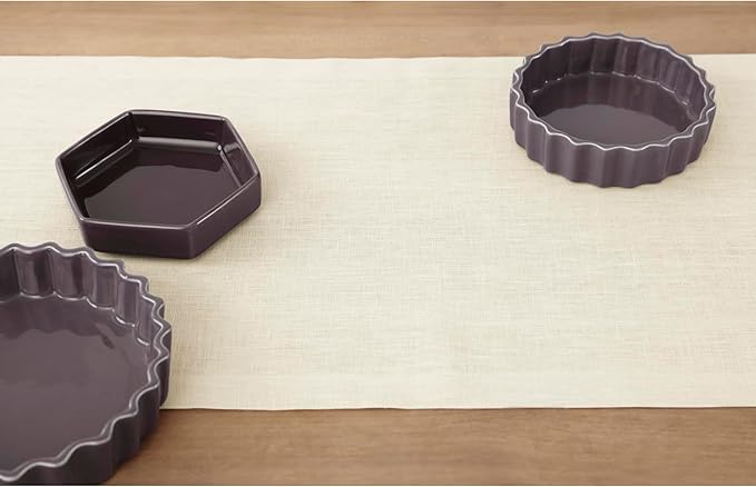 Solino Home Linen Ivory Table Runner 36 Inches - 100% Pure Linen Small Table Runner 14 x 36 Inch Ideal for Dresser and Coffee Tables - Fall, Autumn, Thanksgiving, Christmas, Holiday - Fete