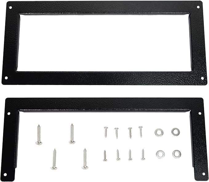 Through The Door Mail Drop Box - 1.2mm Steel Payment Dropbox - Door Mount Theft Proof Mailbox - Locking Deposit Drop Box for Night Key, Deposit, Cash, and Rent (Black)