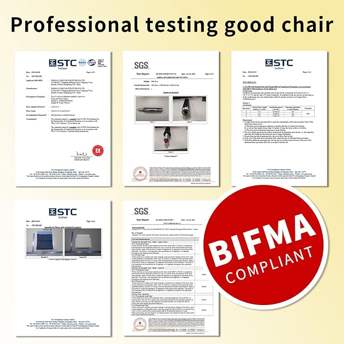 Chair, Desk Computer Chair ，with Armrests ，Ergonomic Office Chair for Home and Office, 17.32 x 22.83 x 35.43 inches, Multiple Colors (Navy)