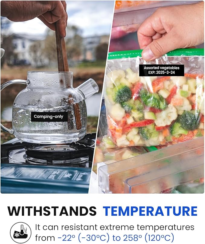 Colorty 18mm White on Black Tape Replace for Brother TZe-345 P-Touch Label Tape 18 mm 0.7 Laminated TZe345 for Ptouch Edge PT-E300 PT-E510VP PT-E560BTVP PTD400 Label Maker Refills 3/4 Inch, 6 Pack