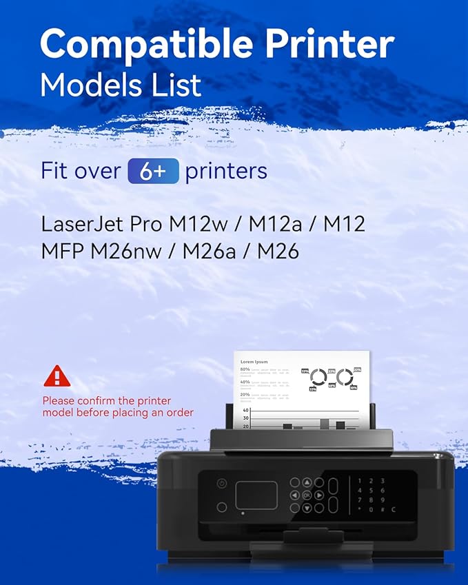 LEMERO UEXPECT 79A Black Toner Cartridge Compatible Replacement for HP 79A CF279A Toner for Laserjet Pro M12w M12a MFP M26nw M26a Printer (Black, 2-Pack)