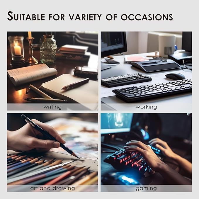 Cork Desk Mat - Dual-Sided Desk Pad for Office and Home - Desk Organization and Accessories - Ideal for Large Mouse Pad and Desk Mats on Top of Desks(Olive Green,27.6"x 13.8")