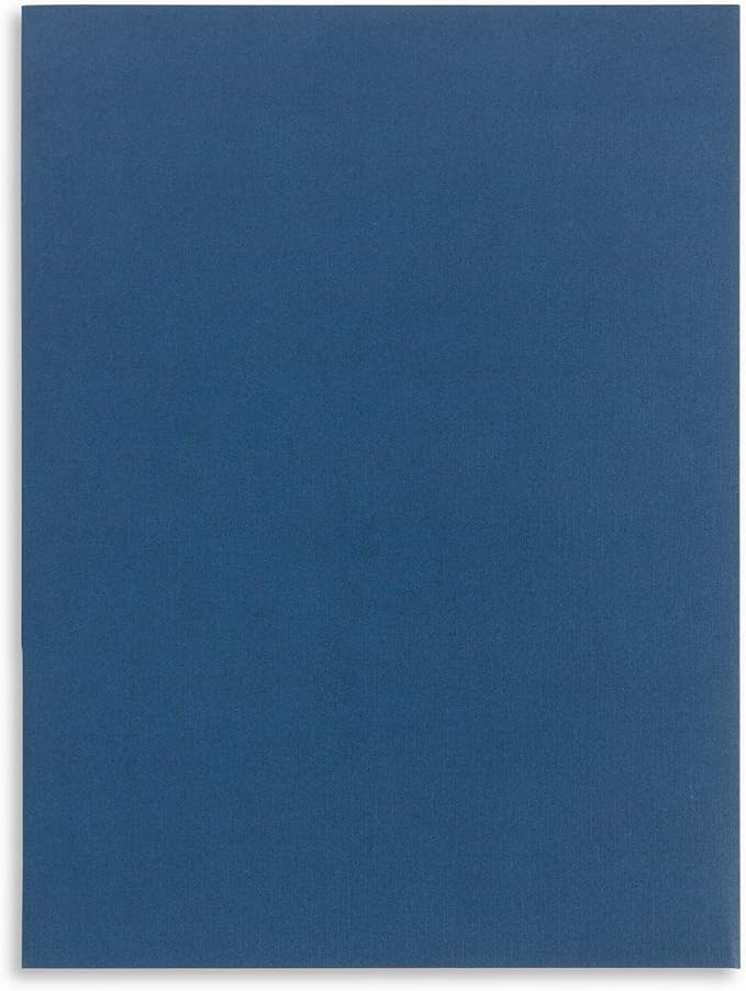 Blue Summit Supplies Tax Return Folders, Letter Size, Dark Blue, 25 Pack
