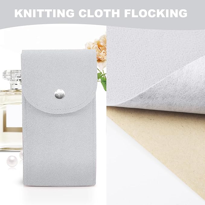 Self Adhesive Grain Velvet Flocking Gray 14.1" x 117" Self Adhesive Felt Fabric, Peel and Stick Velvet Wallpaper Soft Velvet Drawer Liner Velvet Lining for Jewelry Drawer Box Dresser Cabinets Shelve