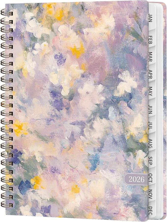 2026 Planner, Weekly and Monthly Calendar Agenda Book, Jan 2026 - Dec 2026, Hardcover Planning Academic Planner for Office School Supplies and Desk Accessories - Letter Size (8.5'' x 11'')