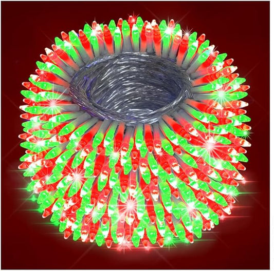 1500 LED 470FT Christmas String Lights Outdoor, 12 Pro Modes and Timer Memory & Brightness, Plug in Waterproof Clear Wire Twinkle Light for for Xmas Yard Tree Wedding Party Decor (Red & Green)