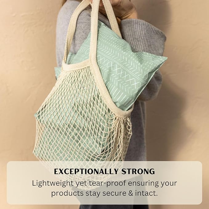 Poly Mailers 10x13 Inch 500 Pack Medium Shipping Bags Strong Thick Mailing Envelopes | Self Sealing Adhesive | Waterproof & Tear Resistant | Small Business Packaging for Clothing - Boho Green