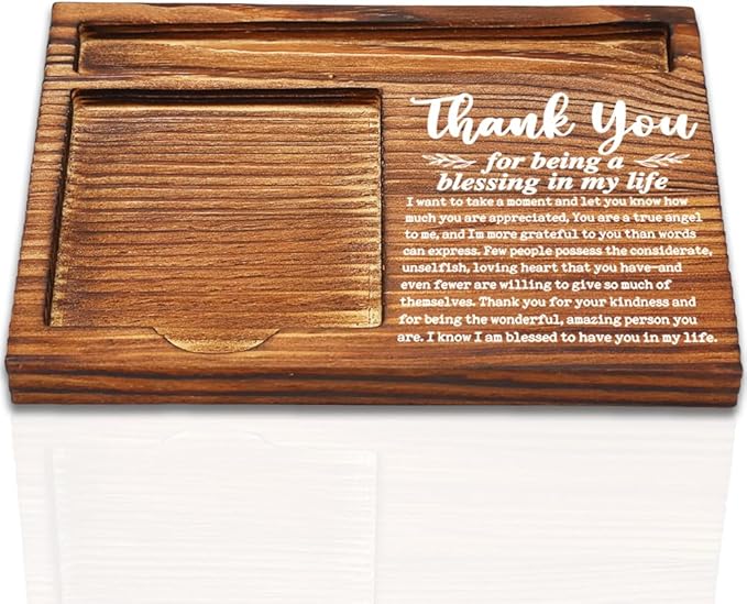 Thank You Gifts for Coworker Mentor Teacher Nurse, Appreciation Gifts for Social Worker, Going Away Gift Retirement Gift for Coworker Boss Office Decor Self-Stick Note Pad Holders-DW04