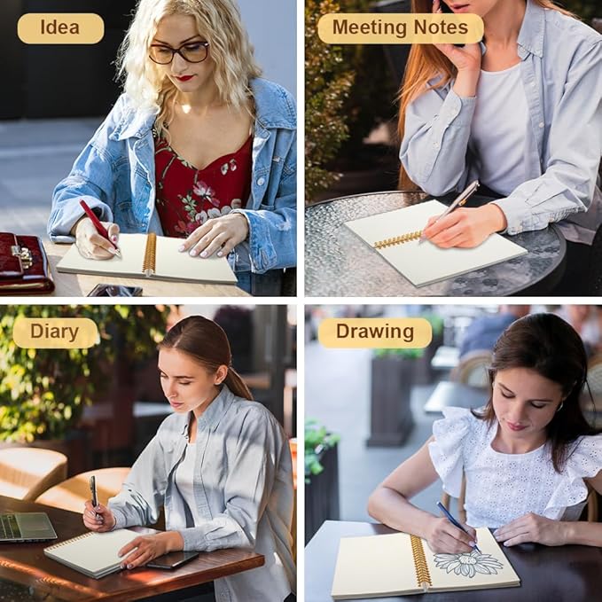 Pointless Notes from Boring Meetings Funny Navy Golden Spiral Notebook, Humorous Office Gifts, Gag Gifts for Coworkers, Funny Office Sarcastic Gifts for Coworkers,Team Members, Employees