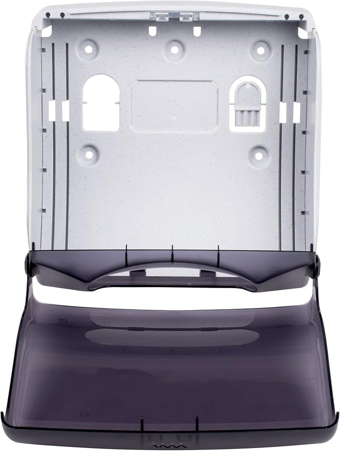 San Jamar T1755TBK Ultrafold Fusion Folded Towel Dispenser, Fits 400 Multifold/240 C-Fold Towels, Classic, Black Pearl