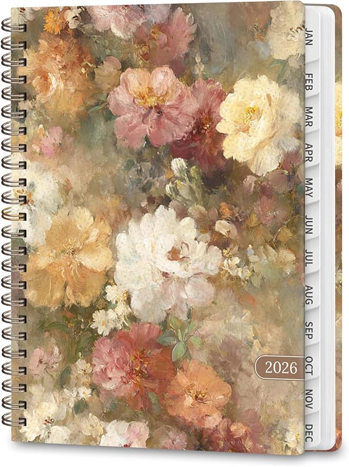 2026 Planner, Weekly and Monthly Academic Planner Calendar (JAN.2026 - DEC.2026), Planning Agenda Book, for Office Desk Accessories and School Supplies, A5(6.3" x 8.5")