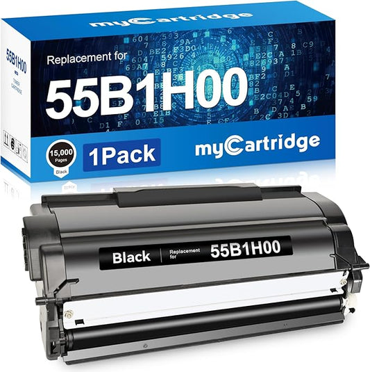 myCartridge Remanufactured Toner Cartridge Replacement for Lexmark 55B1H00 Works for MS331 MS331dn MX331 MS431 MS431dn MS431dw MX431 MX432 MX331adn MX431adn MX431adw Printer (1 Black)