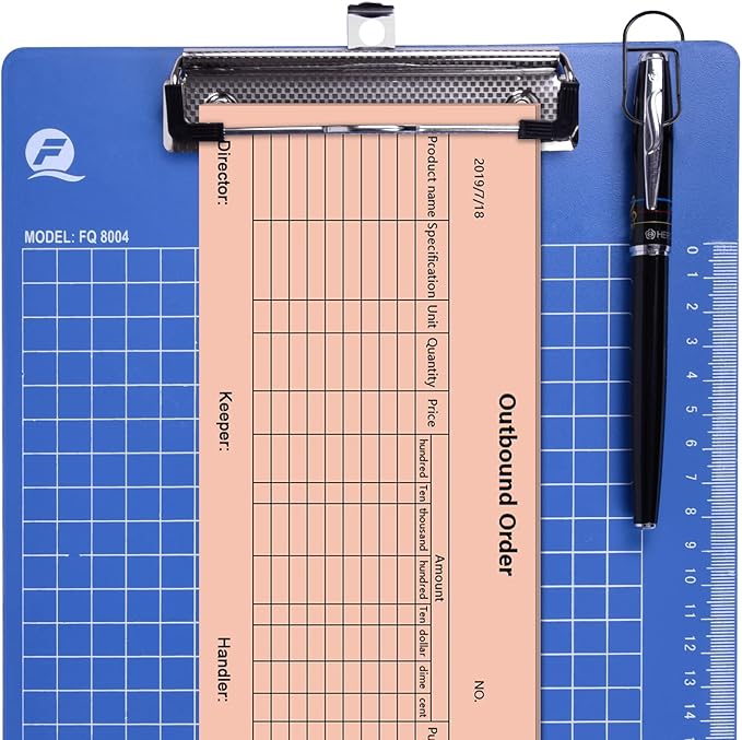 Wisdompro Pen Clip, 12 Pack Stainless Steel Pen Clip Holder for Notebook, Books, Journal, Clipboard, Paper, etc. - Fits Almost Any Pen Size (Black)