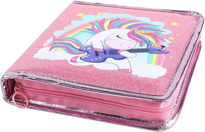 Fruit Scented Markers Set 44 Pcs Filled Stationery with Unicorn Pencil Case,Art Supplies for Kids Ages 4-6-8, Perfect Unicorn Gifts for Girls,Assortment Marker Pencil Gel Pen Coloring