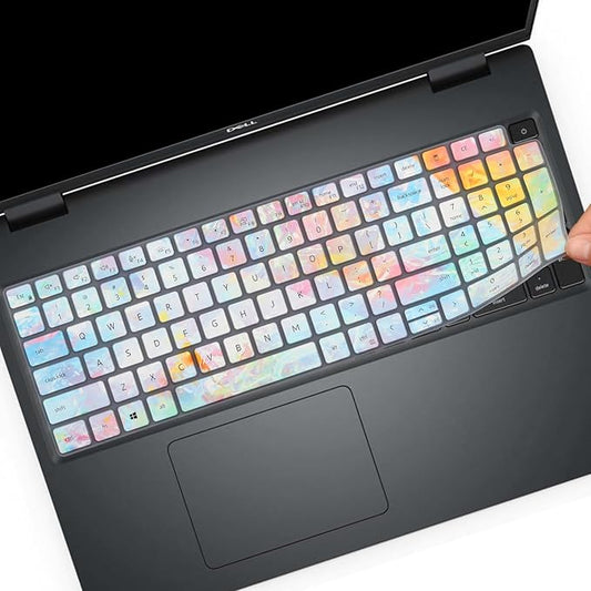 Keyboard Cover for Dell Latitude 3550 3540 5520 5521 5530 5531 5540 5550 & Precision 3590 3591 3580 3581 3560 3570 3561 3571 Laptop, Dell Latitude 15.6 inch Laptop US Keyboard Skin