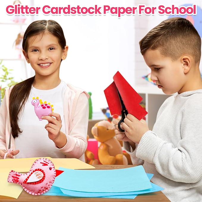 Reginary 360 Pcs Felt Fabric Sheets for Craft 12 x 8 Inch Felt Squares Bulk Assorted Color Felt Craft Sheets for DIY Sewing School Projects Patchwork Party Decoration, 40 Colors